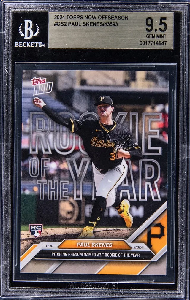 2024 Topps Now Paul Skenes Offseason #OS2 card image