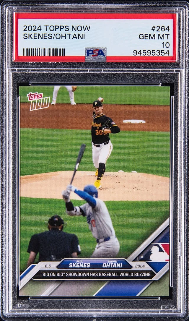 2024 Topps Now Paul Skenes/Ohtani #264 card image