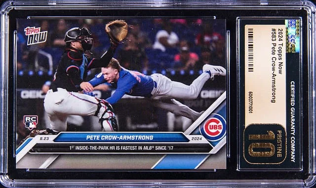 2024 Topps Now Pete Crow-Armstrong #583 card image
