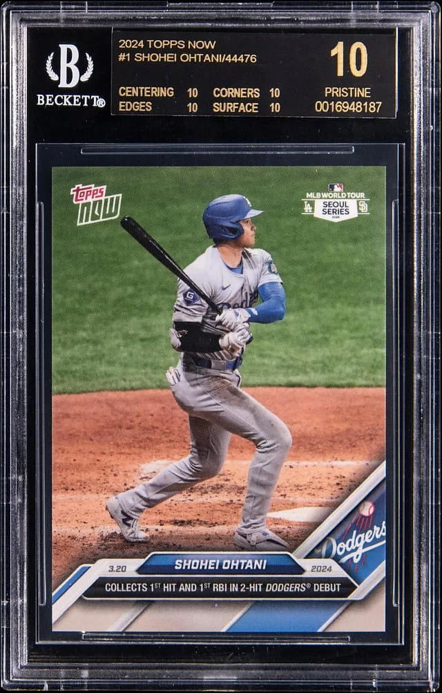 2024 Topps Now Shohei Ohtani #1 card image
