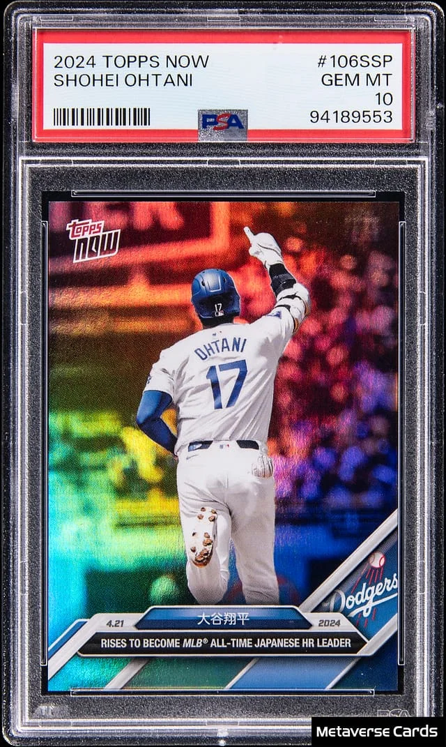 2024 Topps Now Shohei Ohtani #106SSP card image