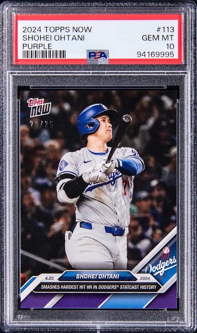 2024 Topps Now Shohei Ohtani Blue #113 card image