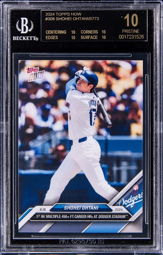 2024 Topps Now Shohei Ohtani #308 card image