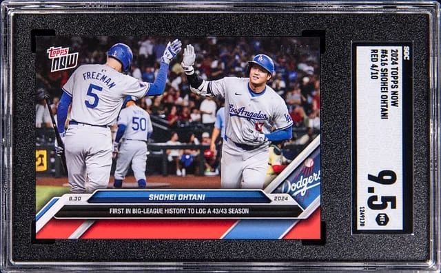 2024 Topps Now Shohei Ohtani Red #616 card image