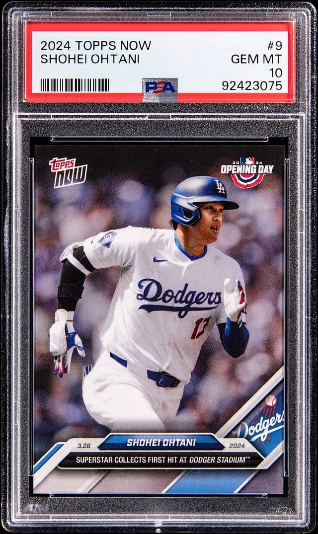 2024 Topps Now Shohei Ohtani #9 card image