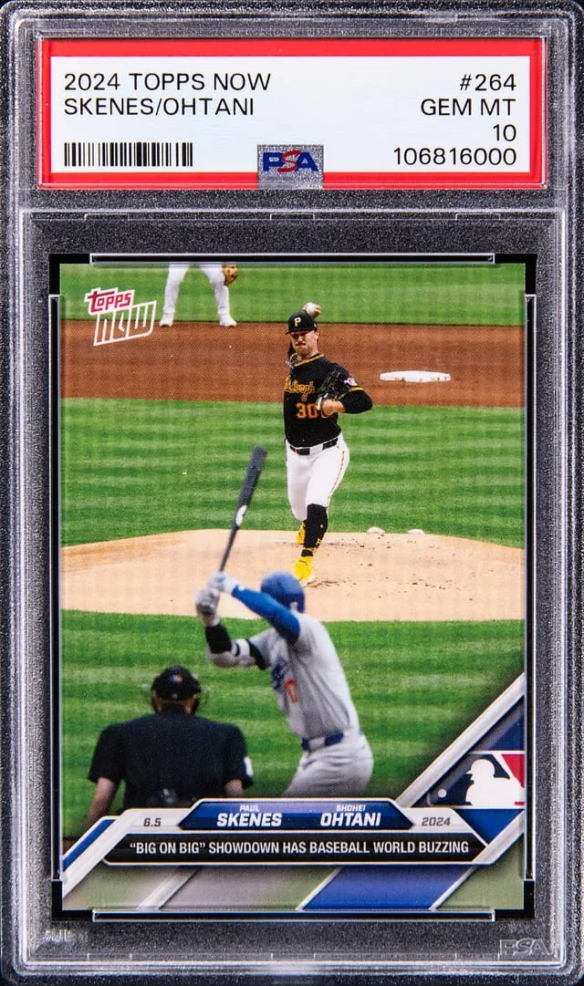 2024 Topps Now Shohei Ohtani & Paul Skenes #264 card image