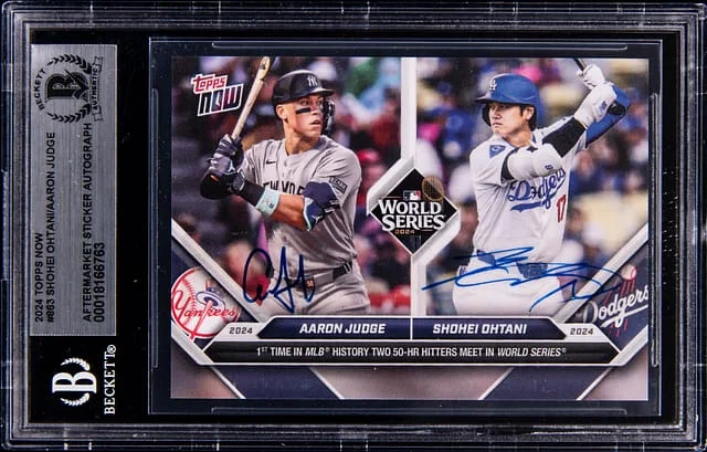 2024 Topps Now Shohei Ohtani/Aaron Judge #863 card image