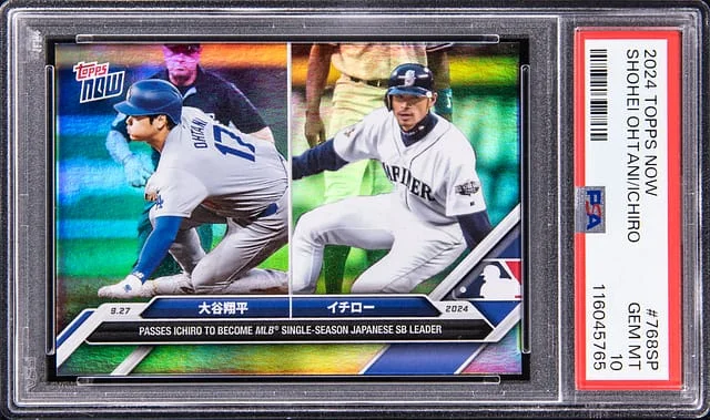 2024 Topps Now Shohei Ohtani/Ichiro #768SP card image
