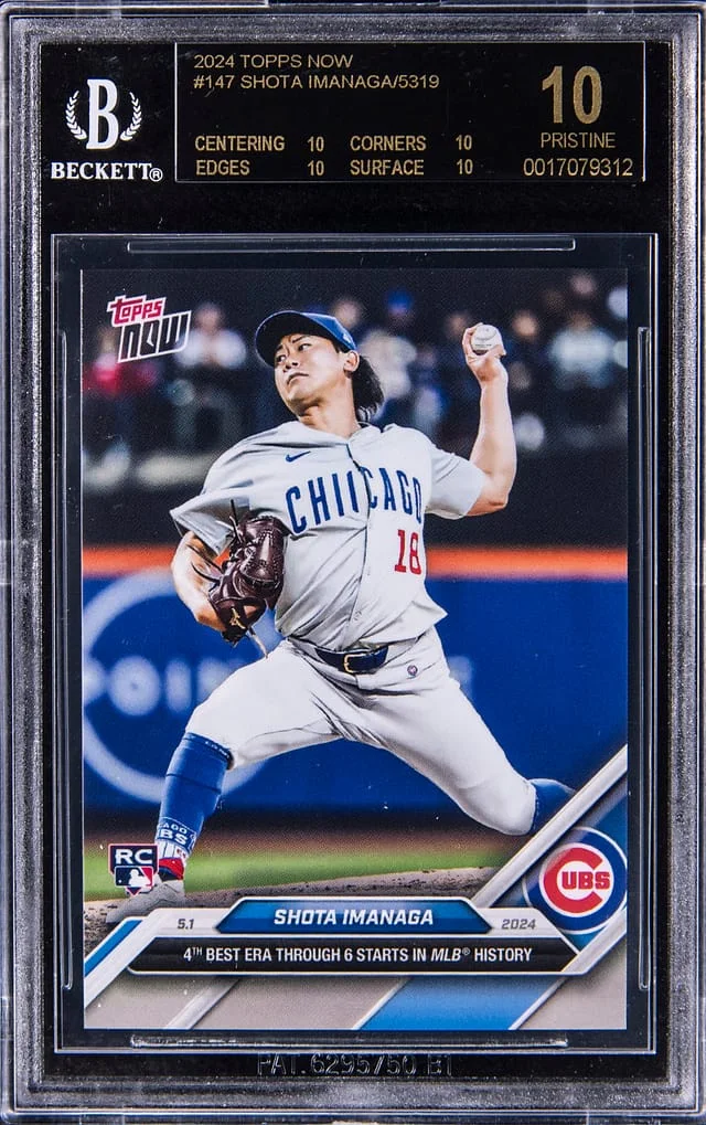 2024 Topps Now Shota Imanaga #147 card image