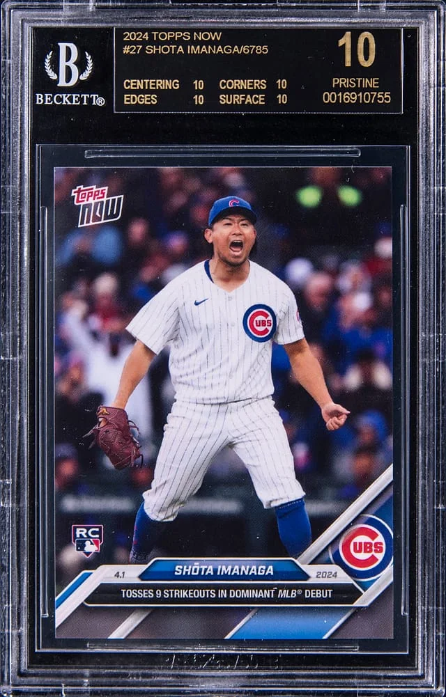 2024 Topps Now Shota Imanaga #27 card image