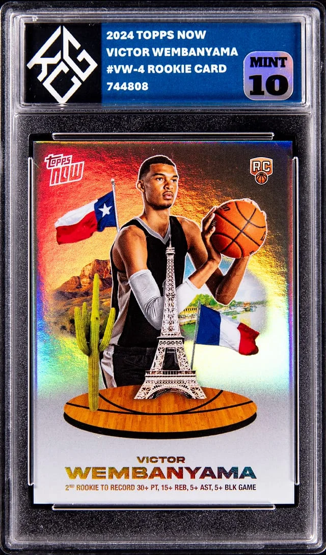 2024 Topps Now Victor Wembanyama #VW-4 card image
