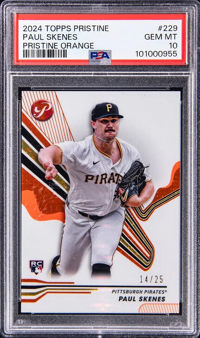 2024 Topps Paul Skenes Pristine Orange #229 card image