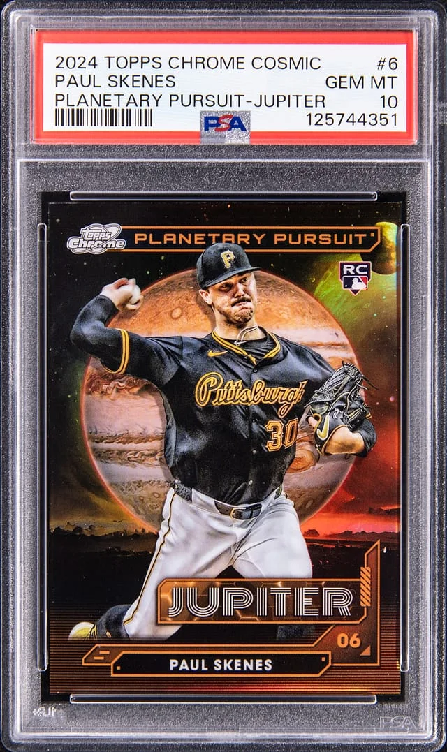 2024 Topps Paul Skenes Cosmic Chrome Planetary Pursuit Jupiter #6 card image