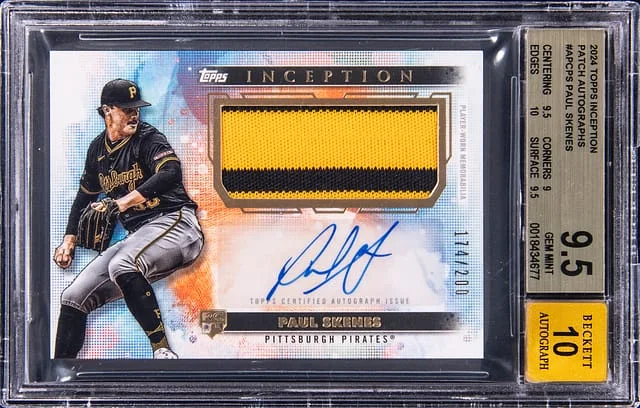 2024 Topps Paul Skenes Inception Patch Autographs #APC-PS card image