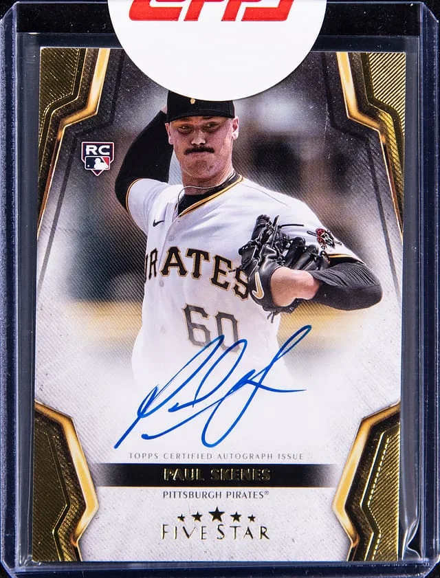 2024 Topps Paul Skenes Five Star Autograph Blue #FSA-PS card image