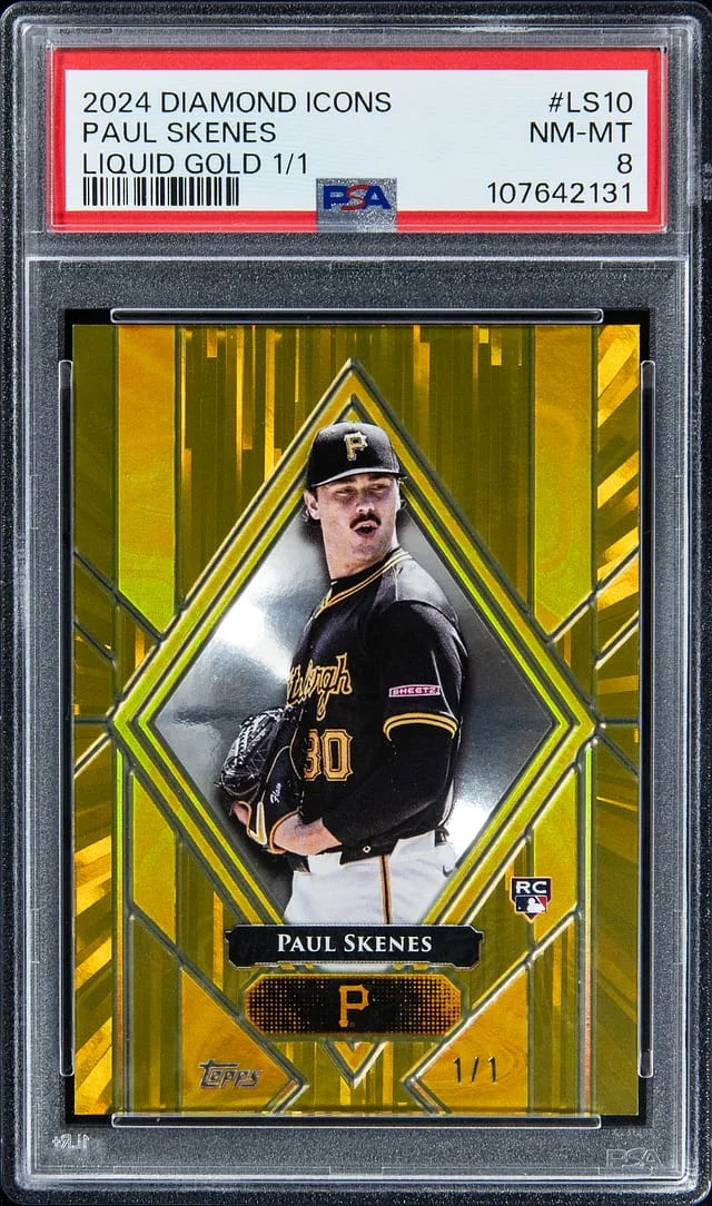 2024 Topps Paul Skenes Diamond Icons Liquid Gold #LS-10 card image