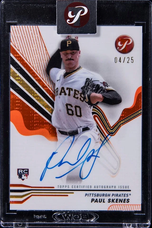 2024 Topps Paul Skenes Pristine Autographs Orange Pristine Refractor #PA-PS card image