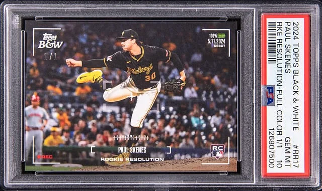 2024 Topps Paul Skenes Black & White Resolution Full Color #RR17 card image