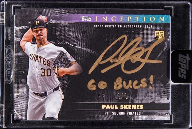 2024 Topps Paul Skenes Inception Silver Signings Autographs #SS-PS card image