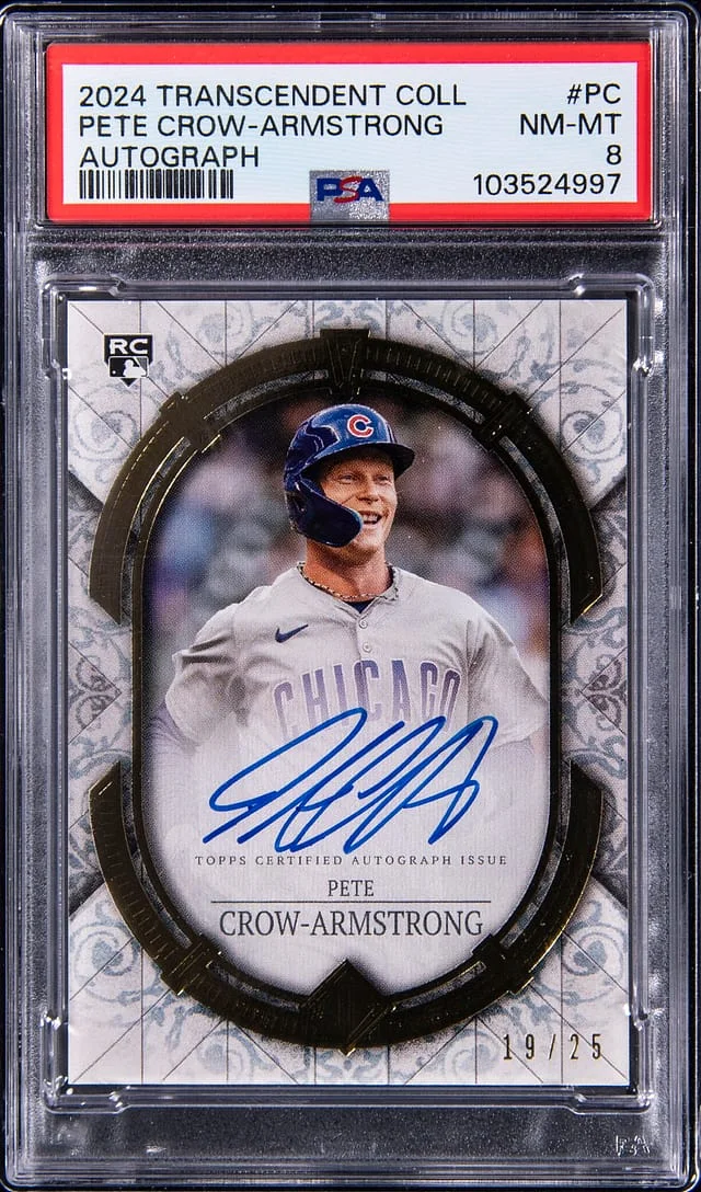 2024 Topps Pete Crow-Armstrong Transcendent Collection Autograph #PC card image