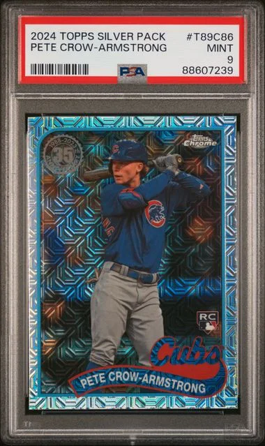 2024 Topps Pete Crow-Armstrong Silver Pack 1989 Chrome Promo #T89C86 card image