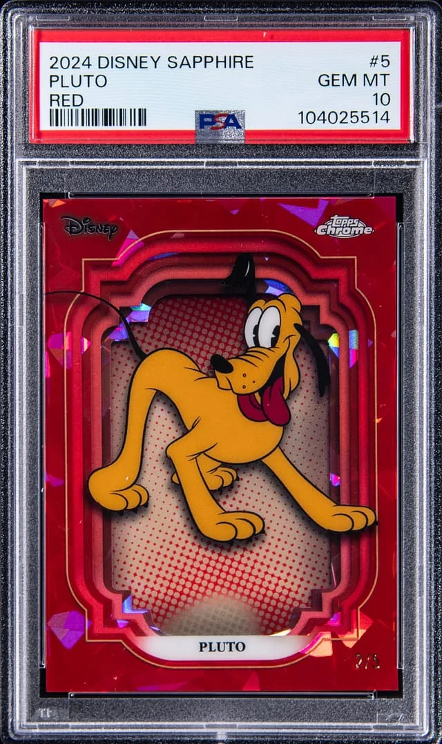2024 Topps Pluto Disney Sapphire Edition Red #5 card image