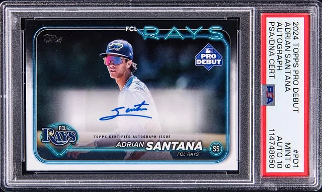 2024 Topps Pro Debut Adrian Santana Autograph #PD-1 card image