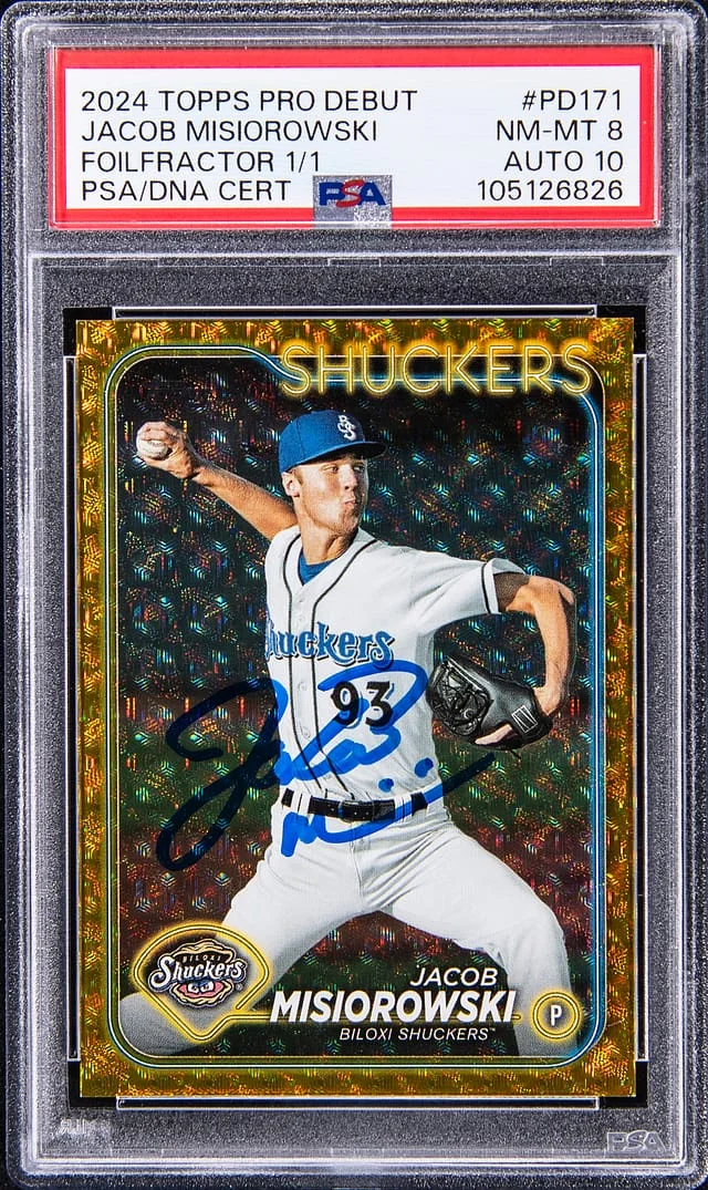 2024 Topps Pro Debut Jacob Misiorowski FoilFractor #PD-171 card image
