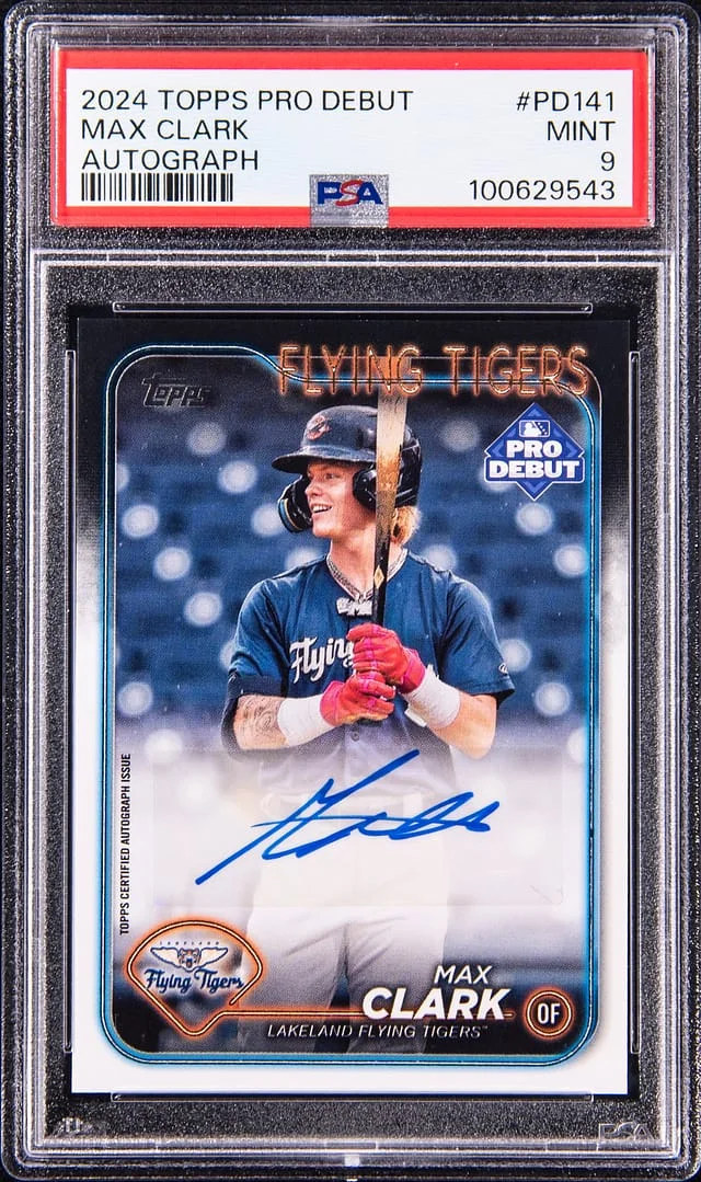 2024 Topps Pro Debut Max Clark Autograph #PD141 card image