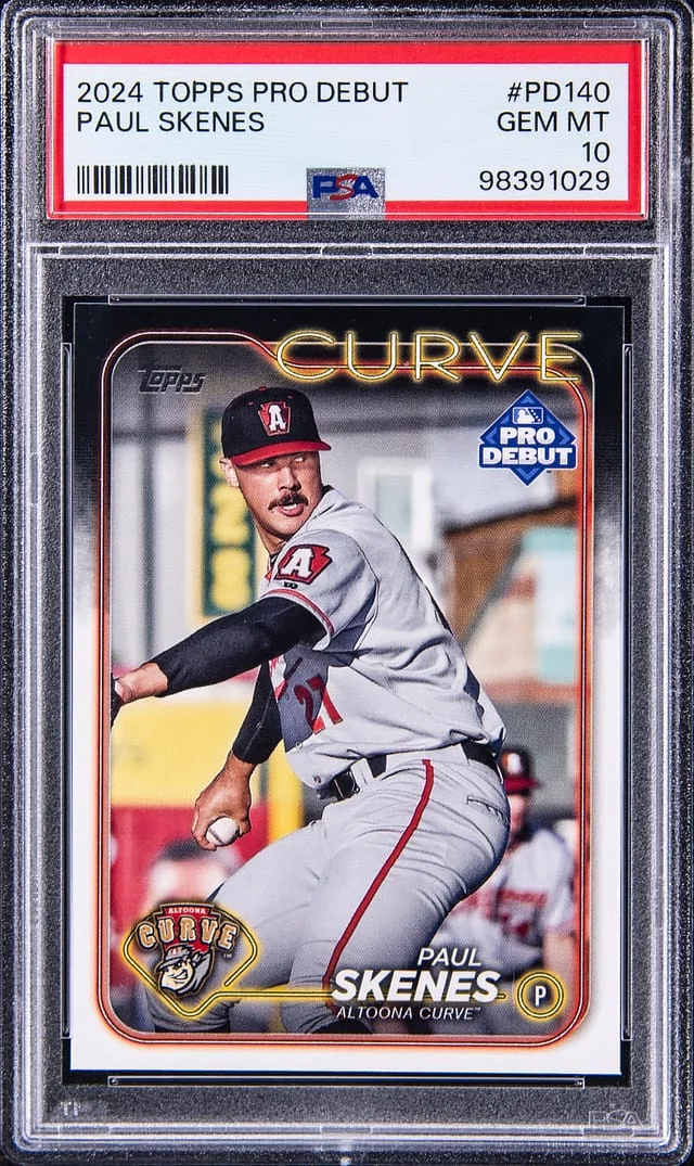 2024 Topps Pro Debut Paul Skenes FoilFractor #PD-140 card image