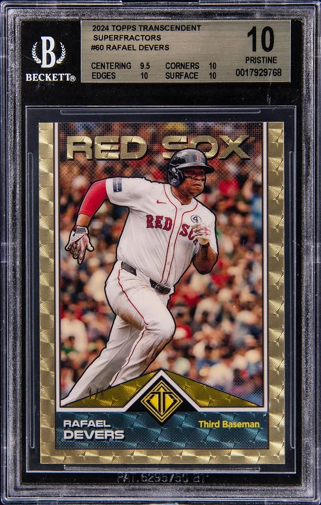 2024 Topps Rafael Devers Transcendent Collection SuperFractor #60 card image