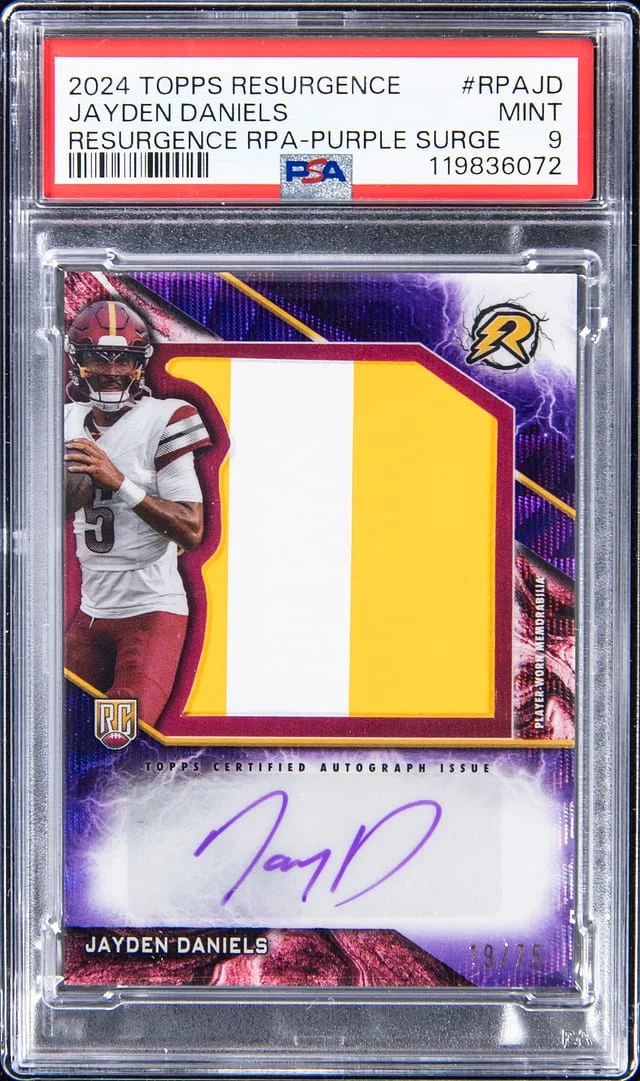 2024 Topps Resurgence RPA Purple Surge #no-number card image