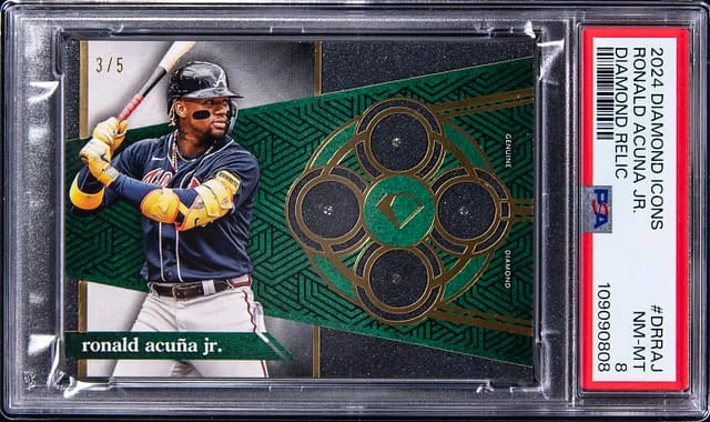 2024 Topps Ronald Acuna Jr. Diamond Icons Diamond Relic Card #DR-RAJ card image