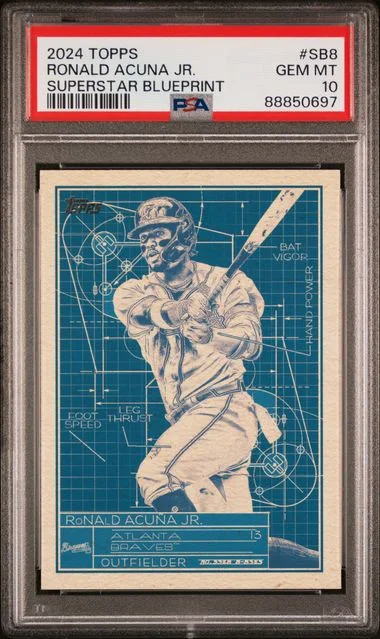 2024 Topps Ronald Acuna Jr. Superstar Blueprint #SB8 card image