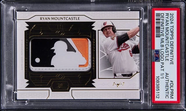2024 Topps Ryan Mountcastle Game-Used Logoman Definitive Collection Definitive MLB Logo Patches #DLP-RM card image