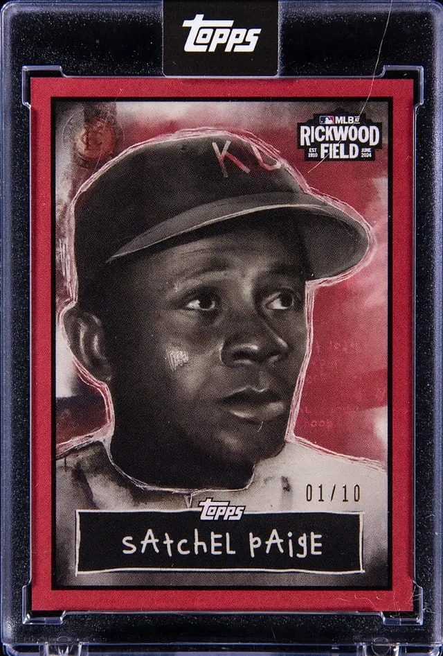 2024 Topps Satchel Paige - Topps Encased Rickwood Field #RW-1 card image