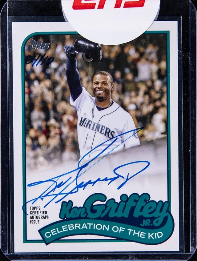 2024 Topps Series 1 Ken Griffey Jr. Celebration of The Kid Autographs #KIDA-KG5 card image