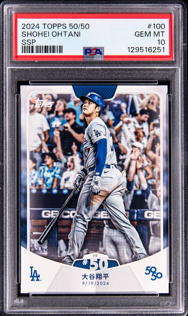 2024 Topps Shohei Ohtani 50/50 SSP #100 card image