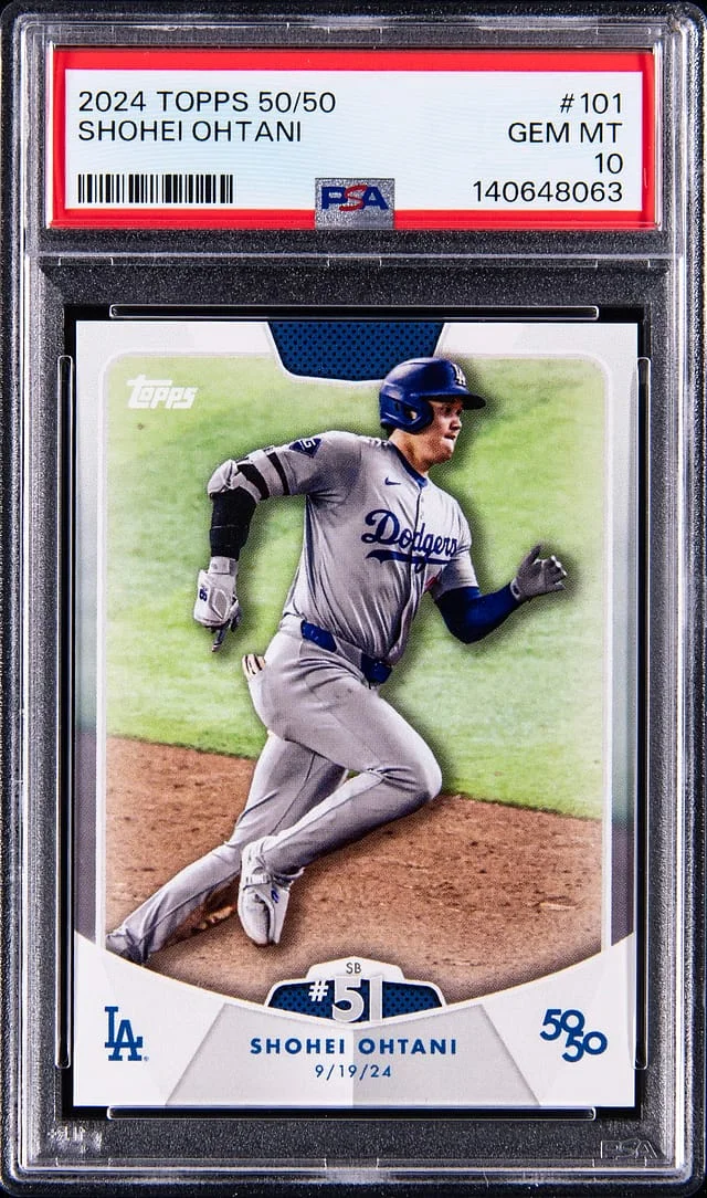 2024 Topps Shohei Ohtani 50/50 #101 card image