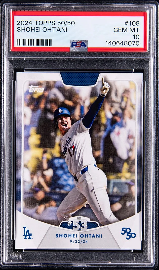 2024 Topps Shohei Ohtani 50/50 #108 card image