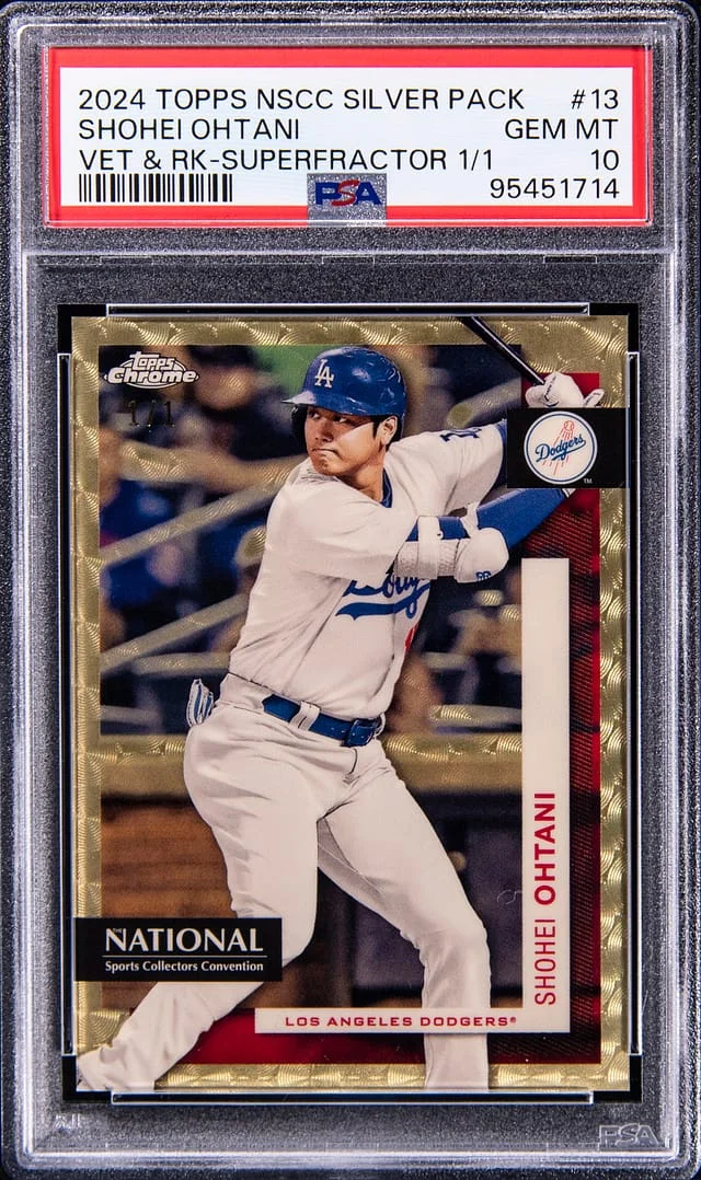 2024 Topps Shohei Ohtani NSCC Silver Pack Veteran & SuperFractor #13 card image