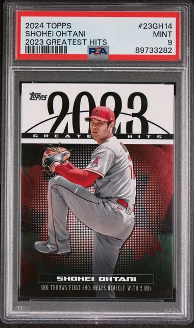 2024 Topps Shohei Ohtani 2023 Greatest Hits #23GH14 card image