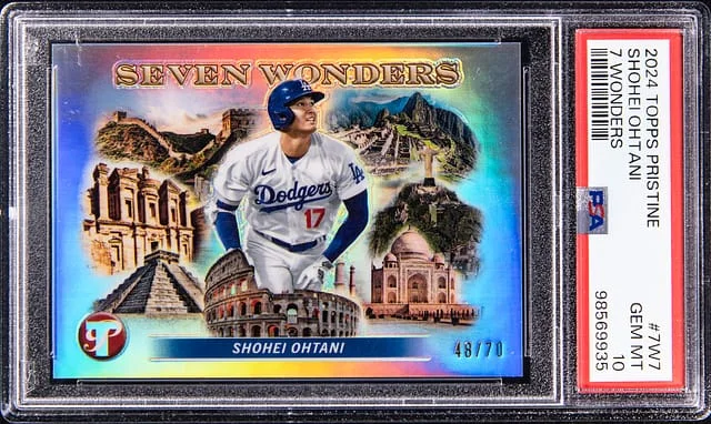 2024 Topps Shohei Ohtani Pristine 7 Wonders #7W-7 card image