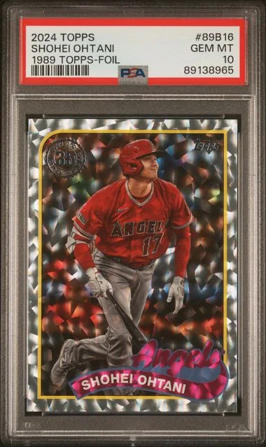 2024 Topps Shohei Ohtani 1989 Topps Baseball Foil #89B16 card image