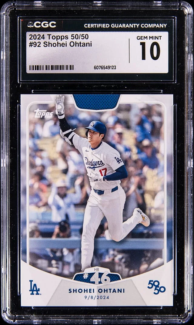 2024 Topps Shohei Ohtani 50/50 #92 card image