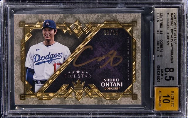 2024 Topps Shohei Ohtani Five Star Baseball Royalty Autographs #BR-SO card image