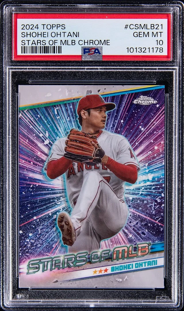 2024 Topps Shohei Ohtani Stars Of MLB Chrome #CSMLB-21 card image