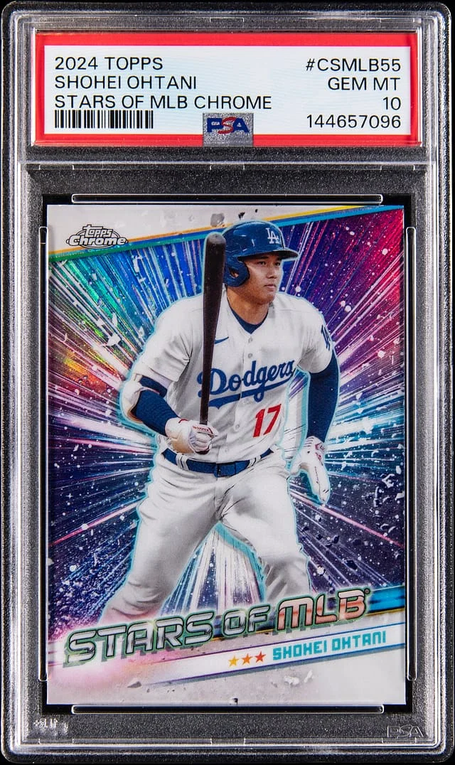 2024 Topps Shohei Ohtani Stars of MLB Chrome #CSMLB-55 card image