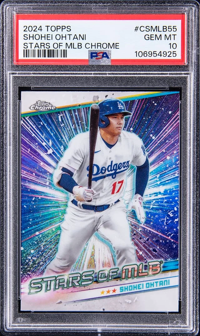 2024 Topps Shohei Ohtani Stars of MLB Chrome #CSMLB-SS card image