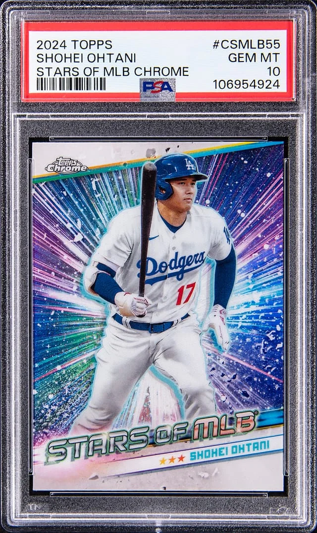 2024 Topps Shohei Ohtani Stars of MLB Chrome #CSMLB55 card image